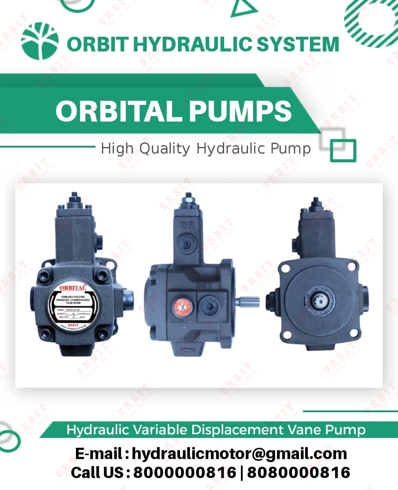 PVF PVDF VP5F VP6F Anson Make Hydraulic Pump Manufacturers in India PVF-30-35-11S Anson Hydraulic Variable Vane Pumpa